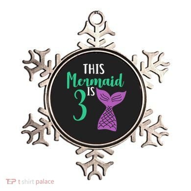 This Mermaid Is 3 Years Old Birthday Ornament