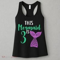 This Mermaid Is 3 Years Old Birthday Women's Tank Top thumb 3