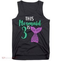This Mermaid Is 3 Years Old Birthday Tank Top thumb 0