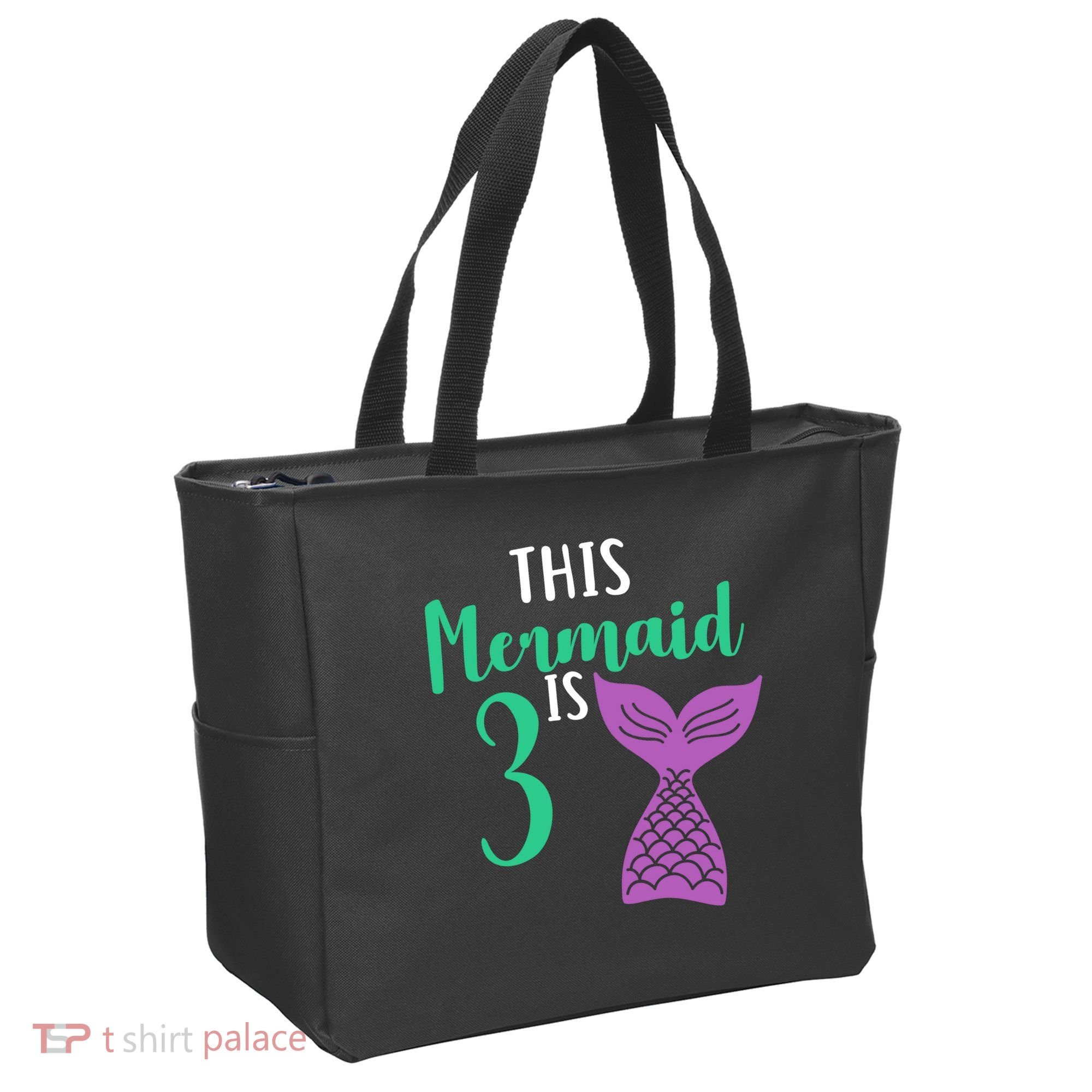 This Mermaid Is 3 Years Old Birthday Tote Bag