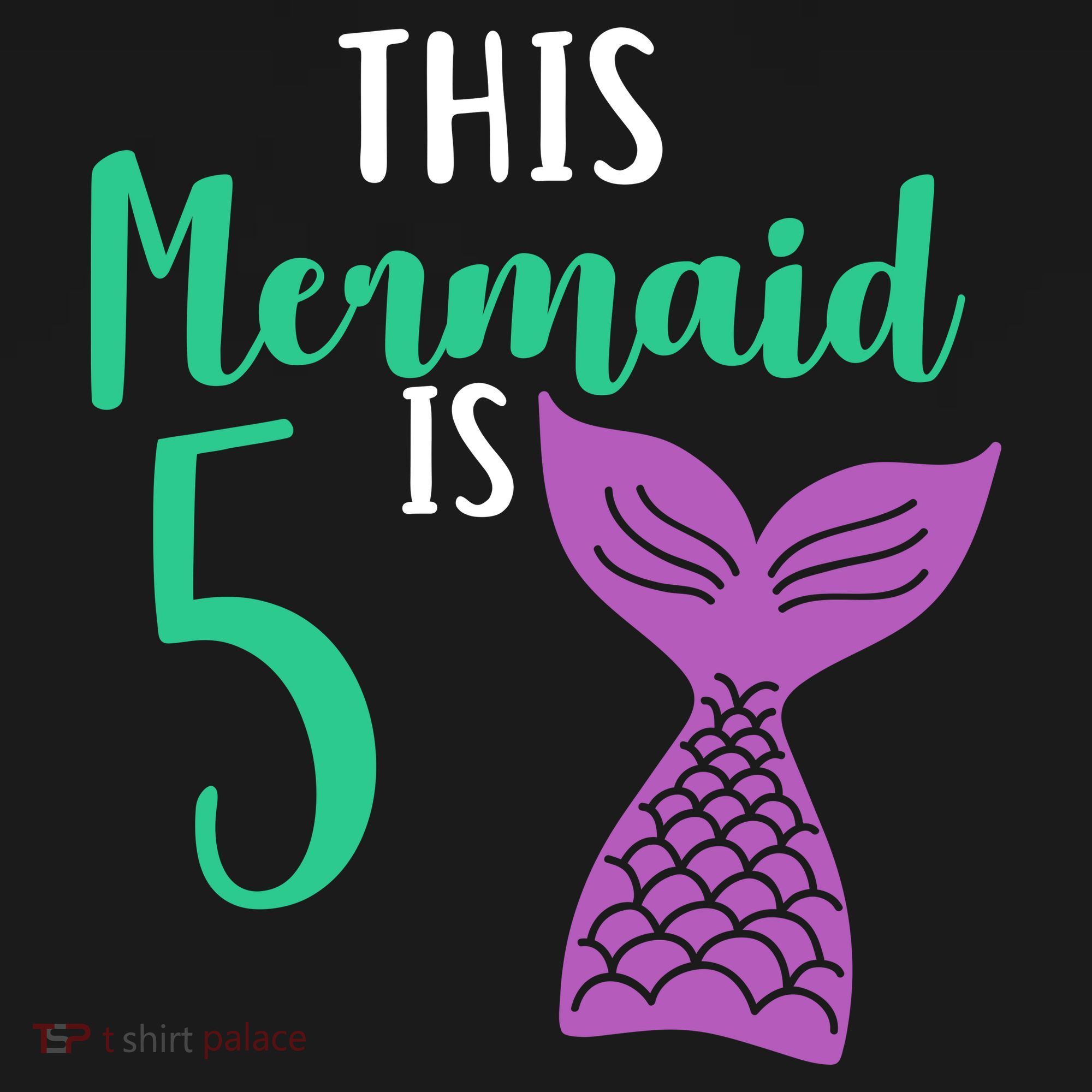 This Mermaid Is 5 Years Old Birthday Backpack