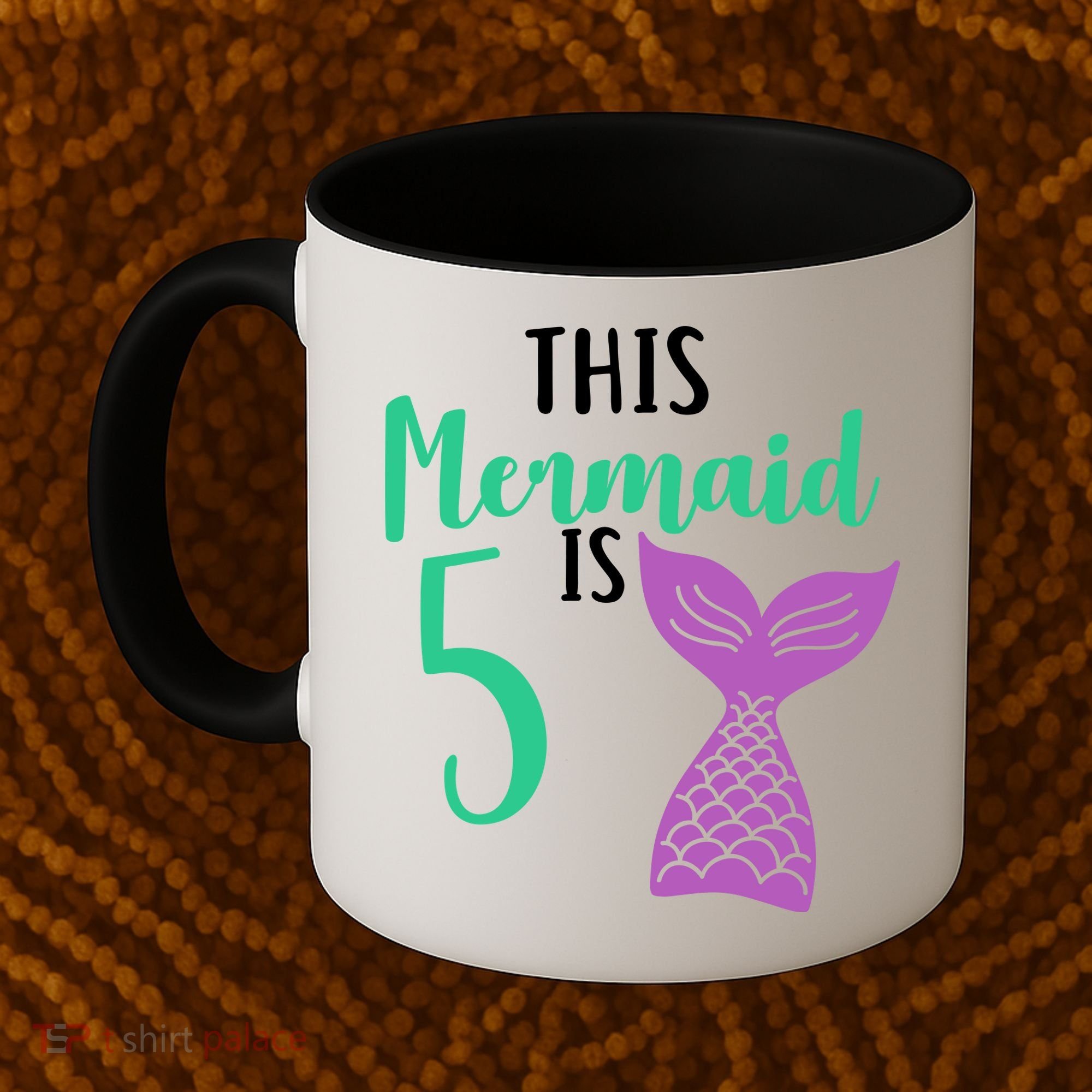 This Mermaid Is 5 Years Old Birthday Coffee Mug