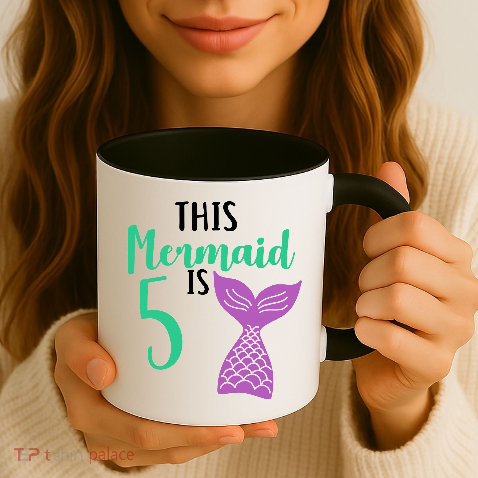 This Mermaid Is 5 Years Old Birthday Coffee Mug