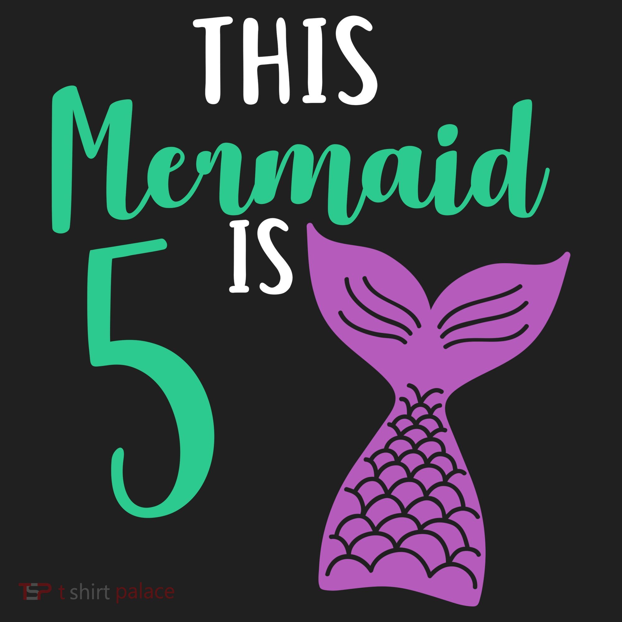 This Mermaid Is 5 Years Old Birthday Tumbler
