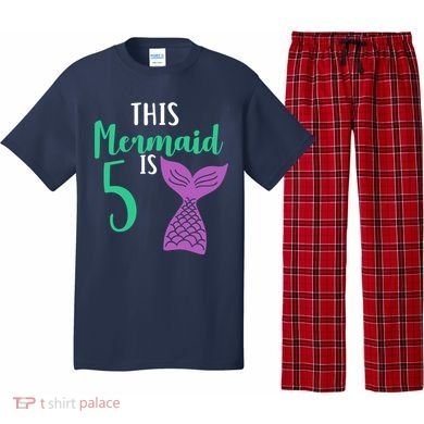 This Mermaid Is 5 Years Old Birthday Pajama Set