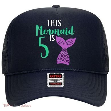This Mermaid Is 5 Years Old Birthday Hat