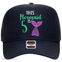 This Mermaid Is 5 Years Old Birthday Hat thumb 0