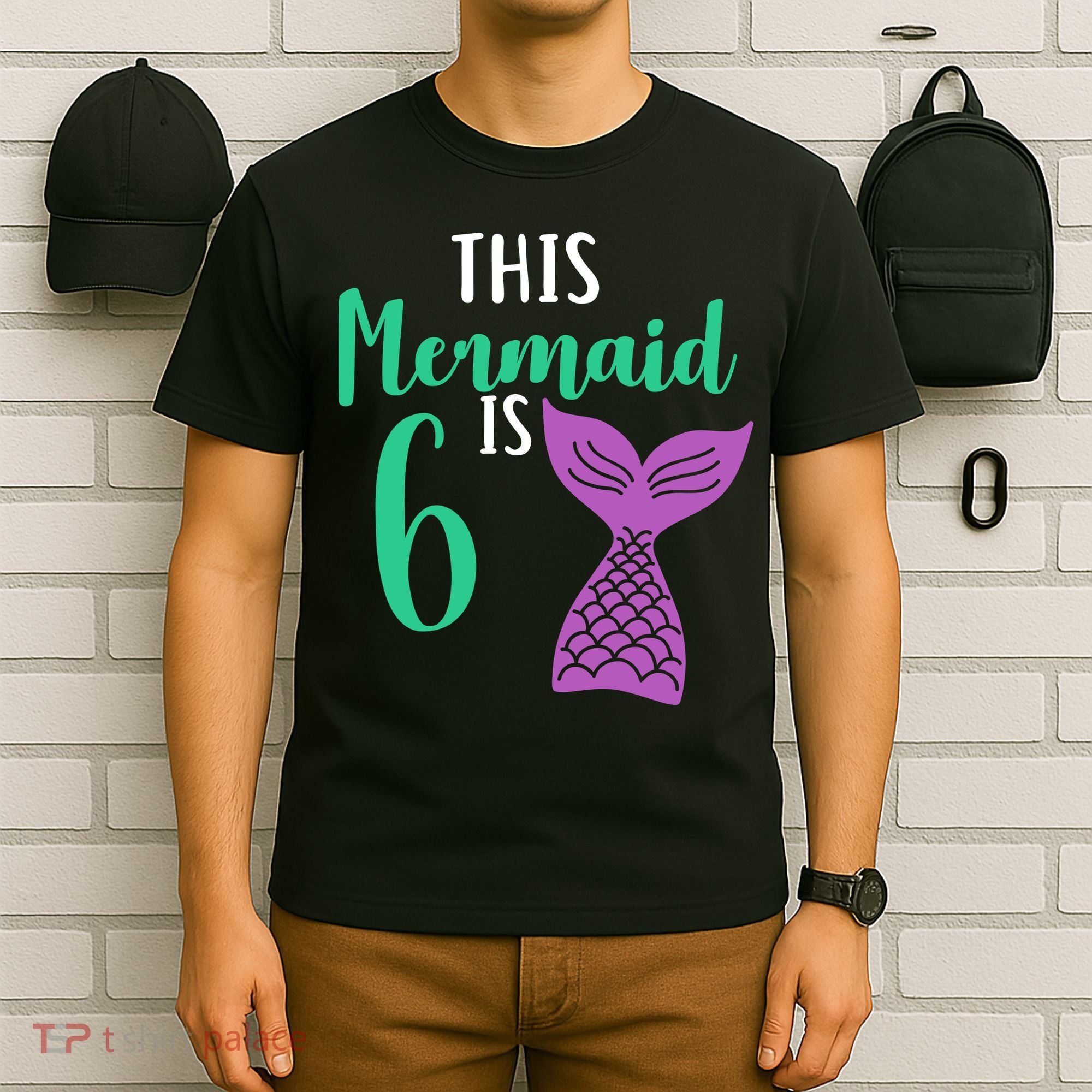 This Mermaid Is 6 Years Old Birthday T-Shirt