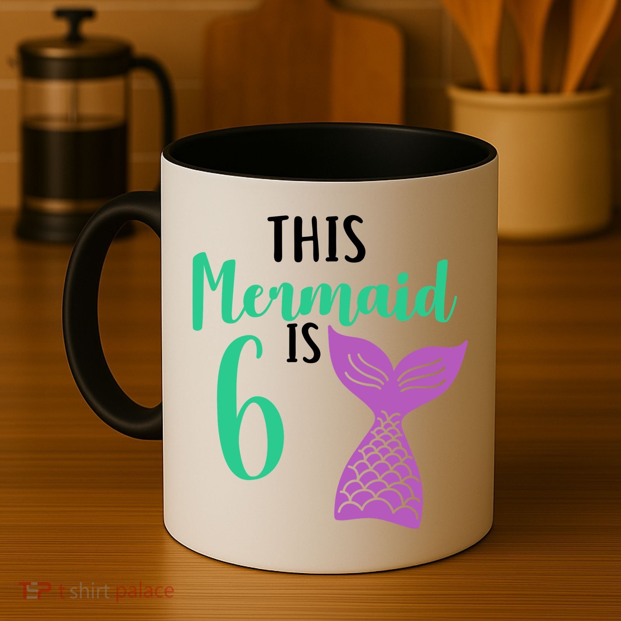 This Mermaid Is 6 Years Old Birthday Coffee Mug