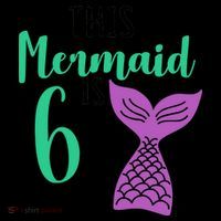 This Mermaid Is 6 Years Old Birthday Coffee Mug thumb 5