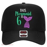 This Mermaid Is 6 Years Old Birthday Hat thumb 0