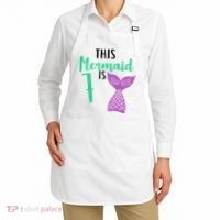 This Mermaid Is 7 Years Old Birthday Apron thumb 2