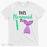 This Mermaid Is 7 Years Old Birthday T-Shirt thumb 0