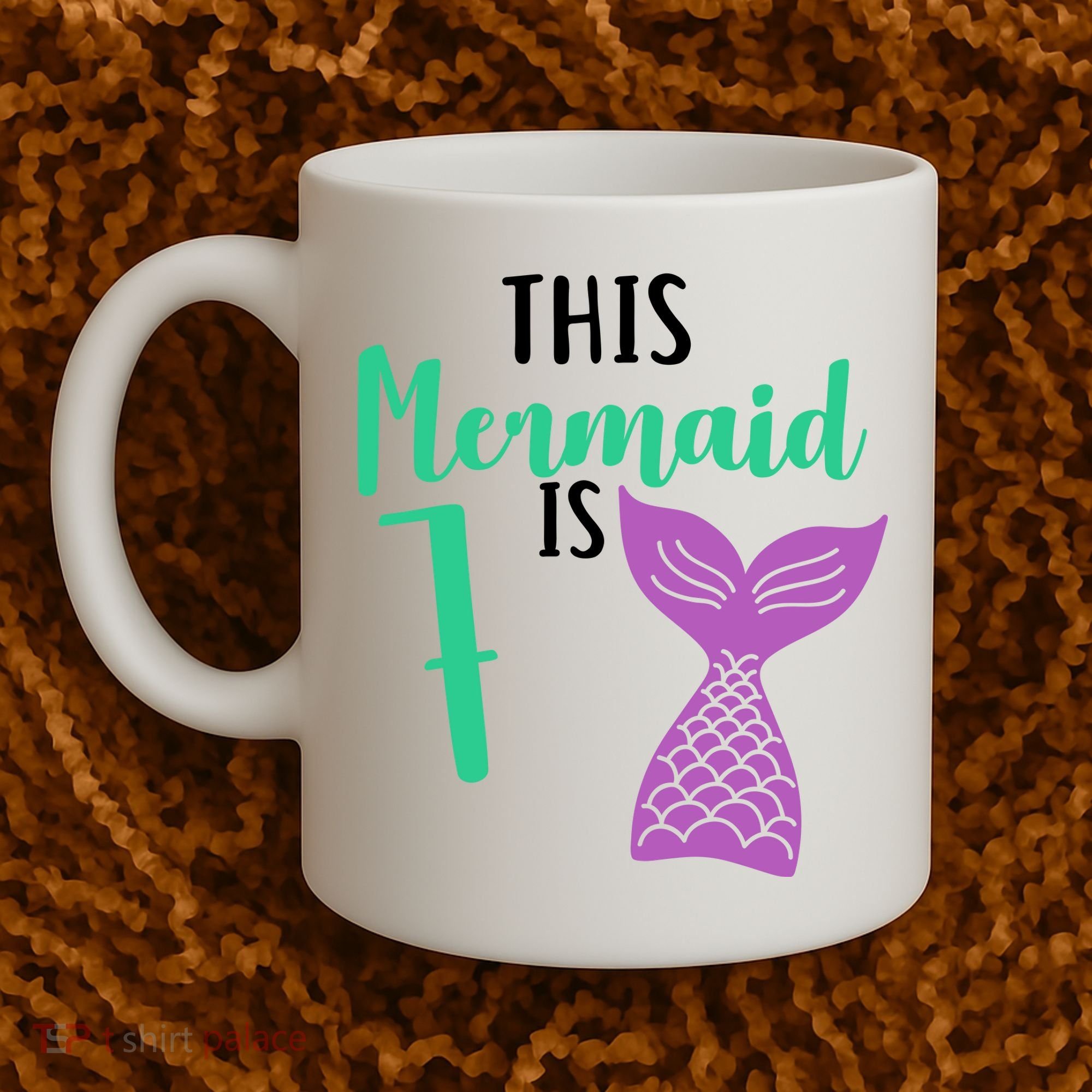 This Mermaid Is 7 Years Old Birthday Coffee Mug