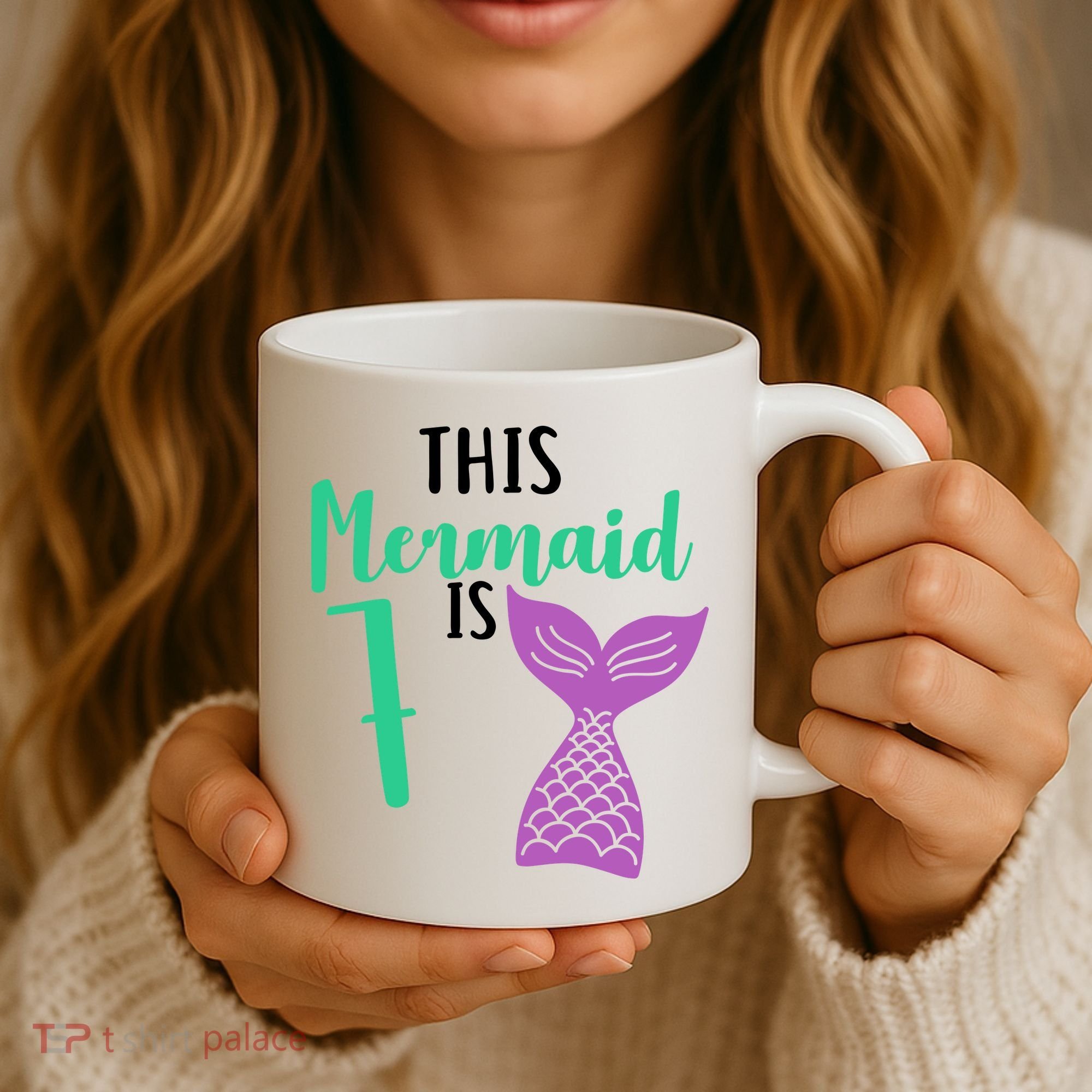 This Mermaid Is 7 Years Old Birthday Coffee Mug