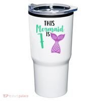 This Mermaid Is 7 Years Old Birthday Tumbler thumb 0
