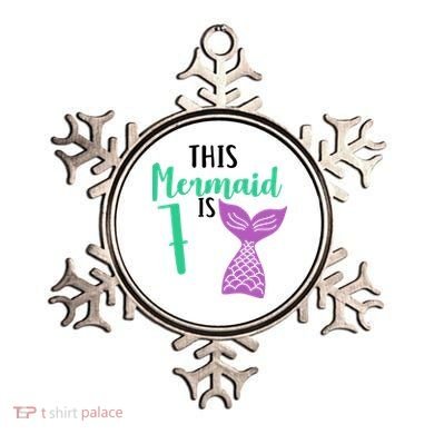 This Mermaid Is 7 Years Old Birthday Ornament