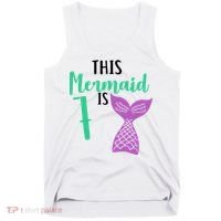 This Mermaid Is 7 Years Old Birthday Tank Top thumb 0