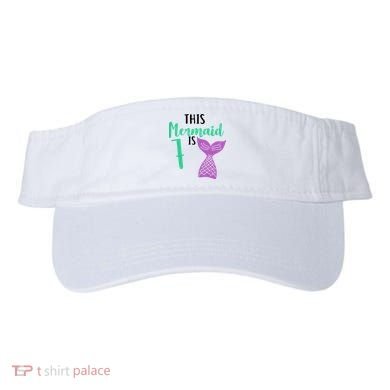 This Mermaid Is 7 Years Old Birthday Visor