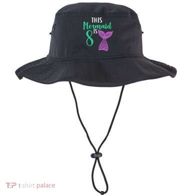 This Mermaid Is 8 Years Old Birthday Bucket Hat