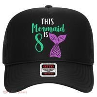 This Mermaid Is 8 Years Old Birthday Hat thumb 0