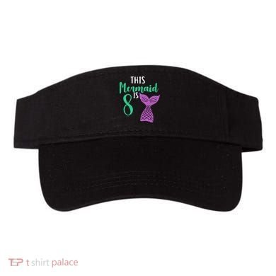 This Mermaid Is 8 Years Old Birthday Visor