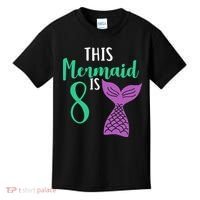 This Mermaid Is 8 Years Old Birthday Kids T-Shirt thumb 0