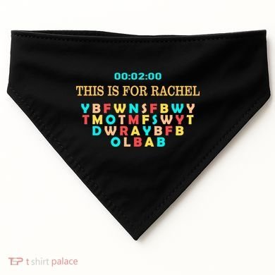 This Message Lasts For Two Minutes USA-Made Doggie Bandana