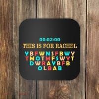 This Message Lasts For Two Minutes Coaster thumb 0