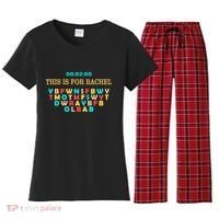 This Message Lasts For Two Minutes Women's Flannel Pajama Set thumb 0