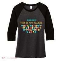 This Message Lasts For Two Minutes Women's Tri-Blend 3/4-Sleeve Raglan Shirt thumb 0