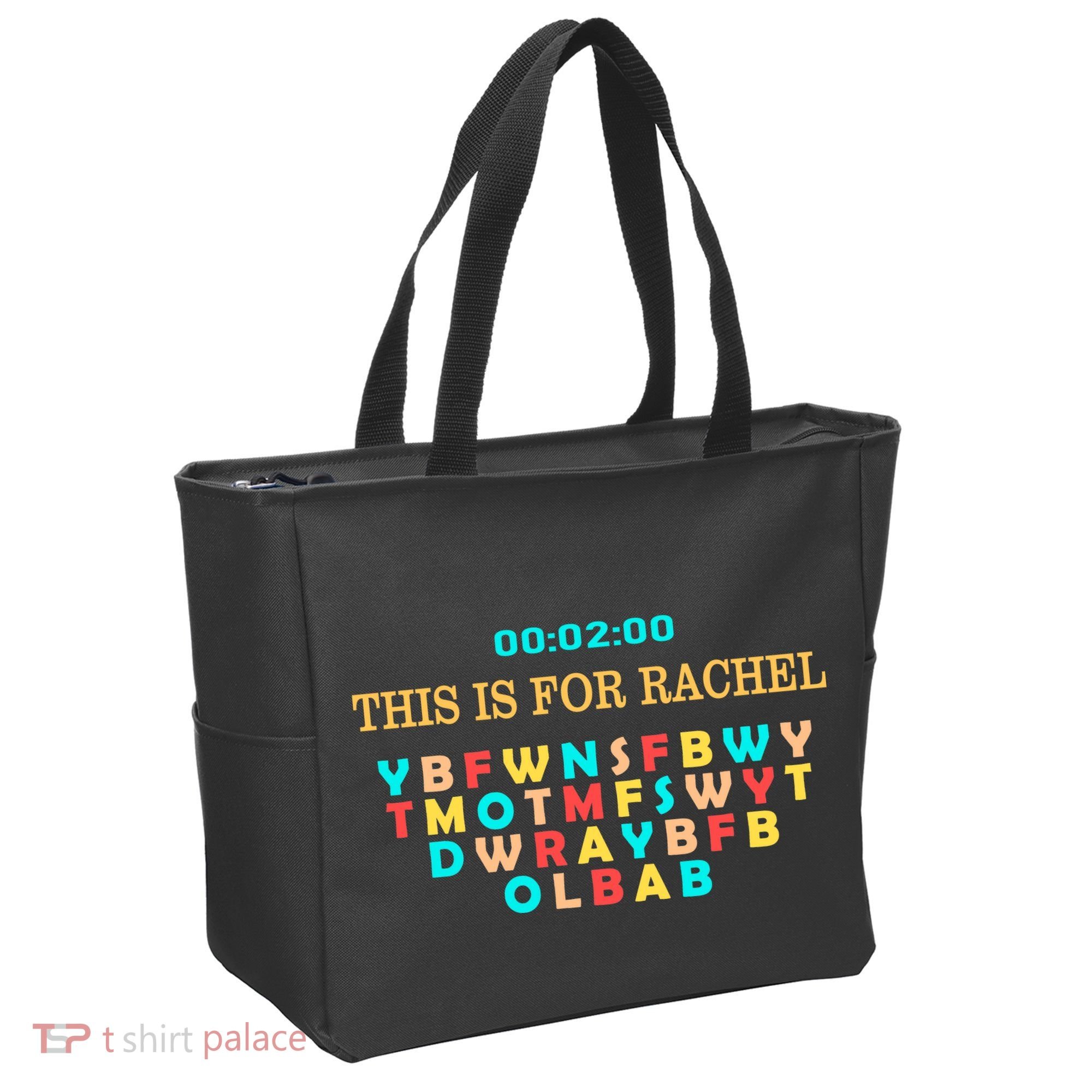 This Message Lasts For Two Minutes Tote Bag