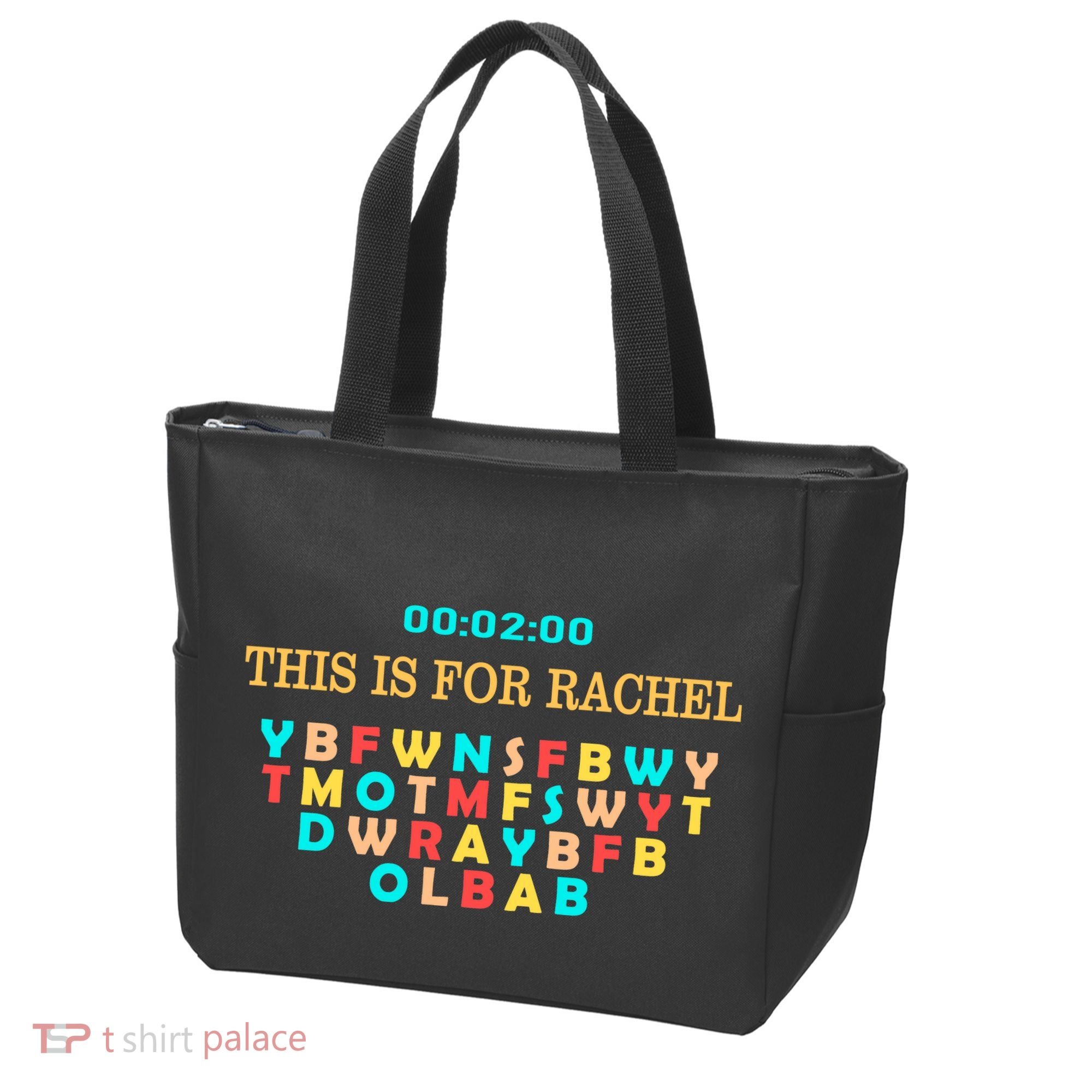 This Message Lasts For Two Minutes Tote Bag