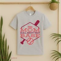 This Mom Is All About That Base T-Shirt thumb 2