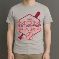 This Mom Is All About That Base T-Shirt thumb 3