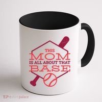 This Mom Is All About That Base Coffee Mug thumb 1