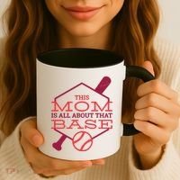 This Mom Is All About That Base Coffee Mug thumb 3