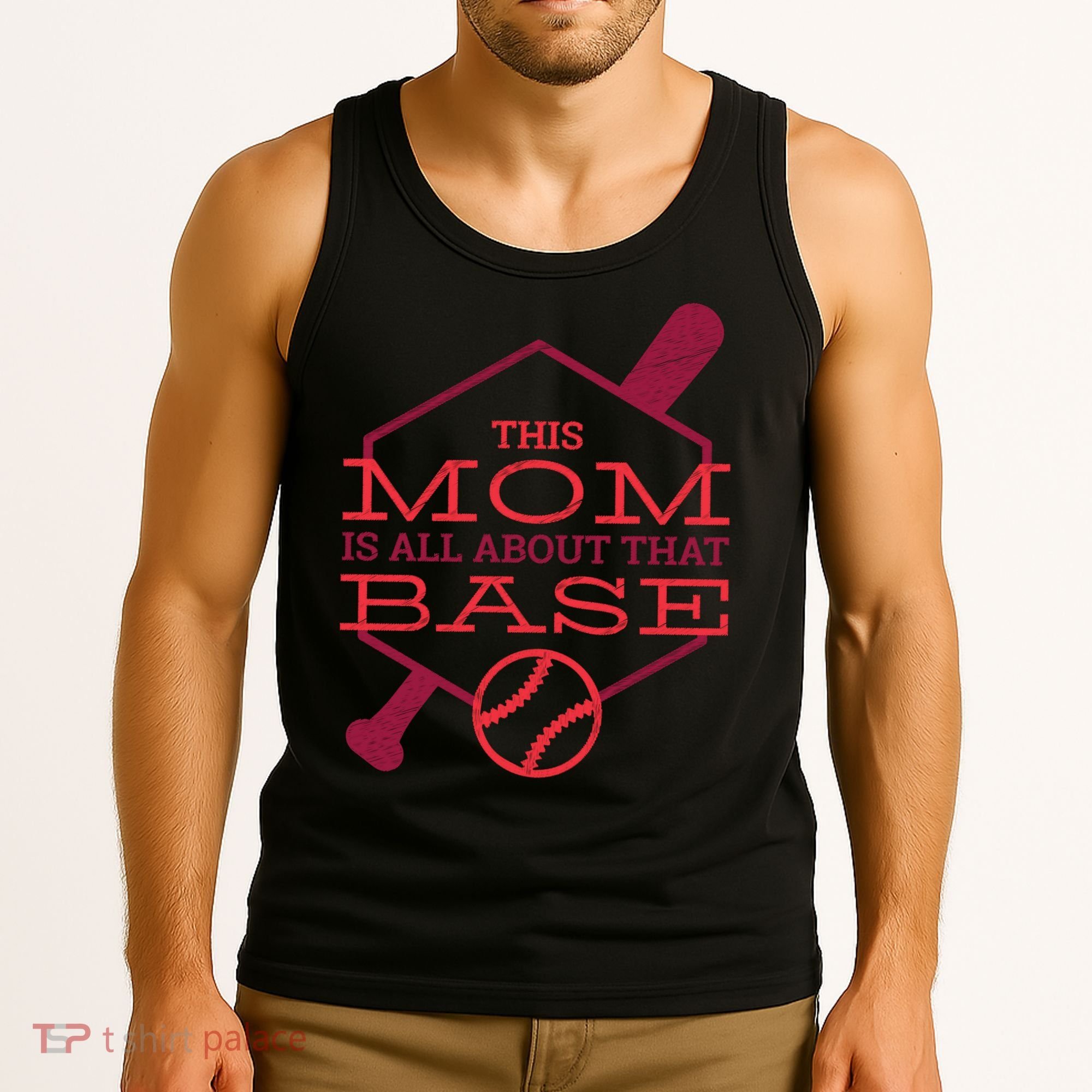 This Mom Is All About That Base Tank Top