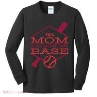 This Mom Is All About That Base Kids Long Sleeve Shirt thumb 0
