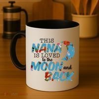 This Nana Is Loved To The Moon And Back Coffee Mug thumb 4