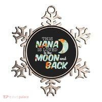 This Nana Is Loved To The Moon And Back Ornament thumb 0