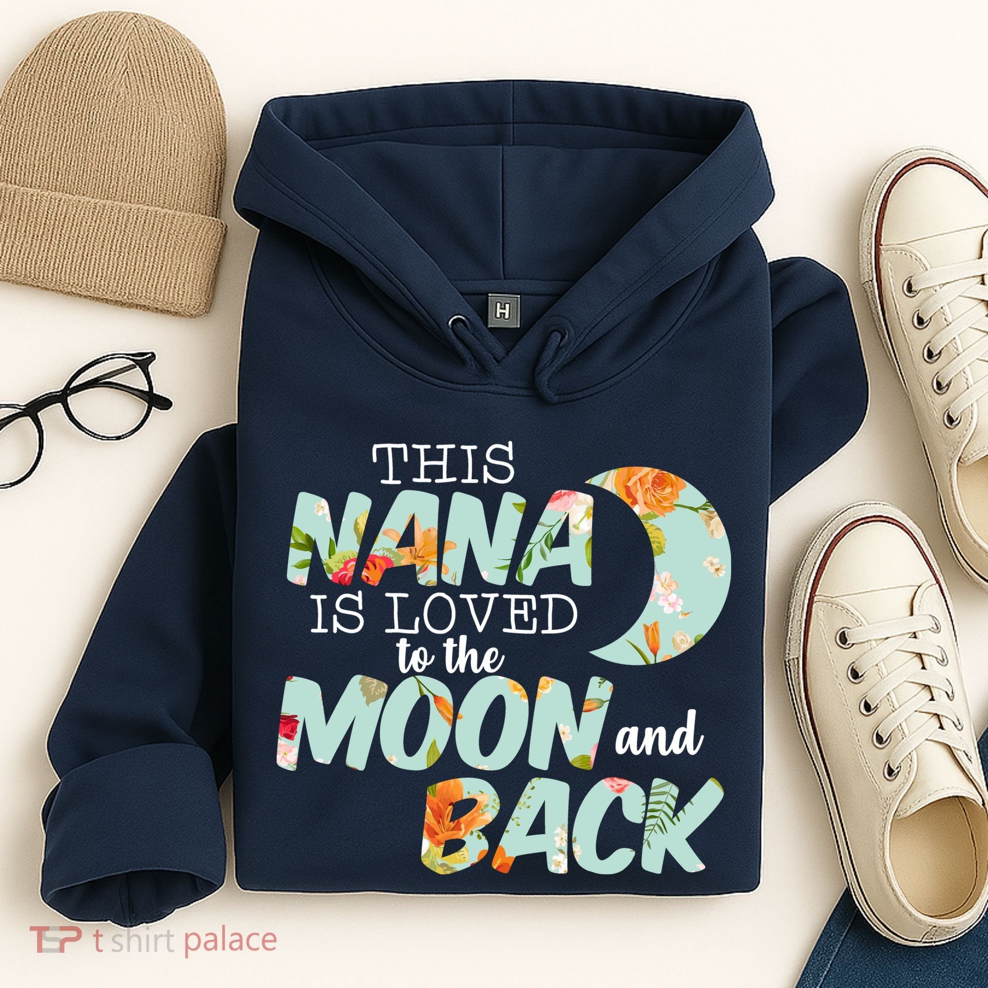 This Nana Is Loved To The Moon And Back Hoodie