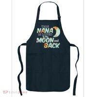 This Nana Is Loved To The Moon And Back Apron thumb 0