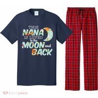 This Nana Is Loved To The Moon And Back Pajama Set thumb 0