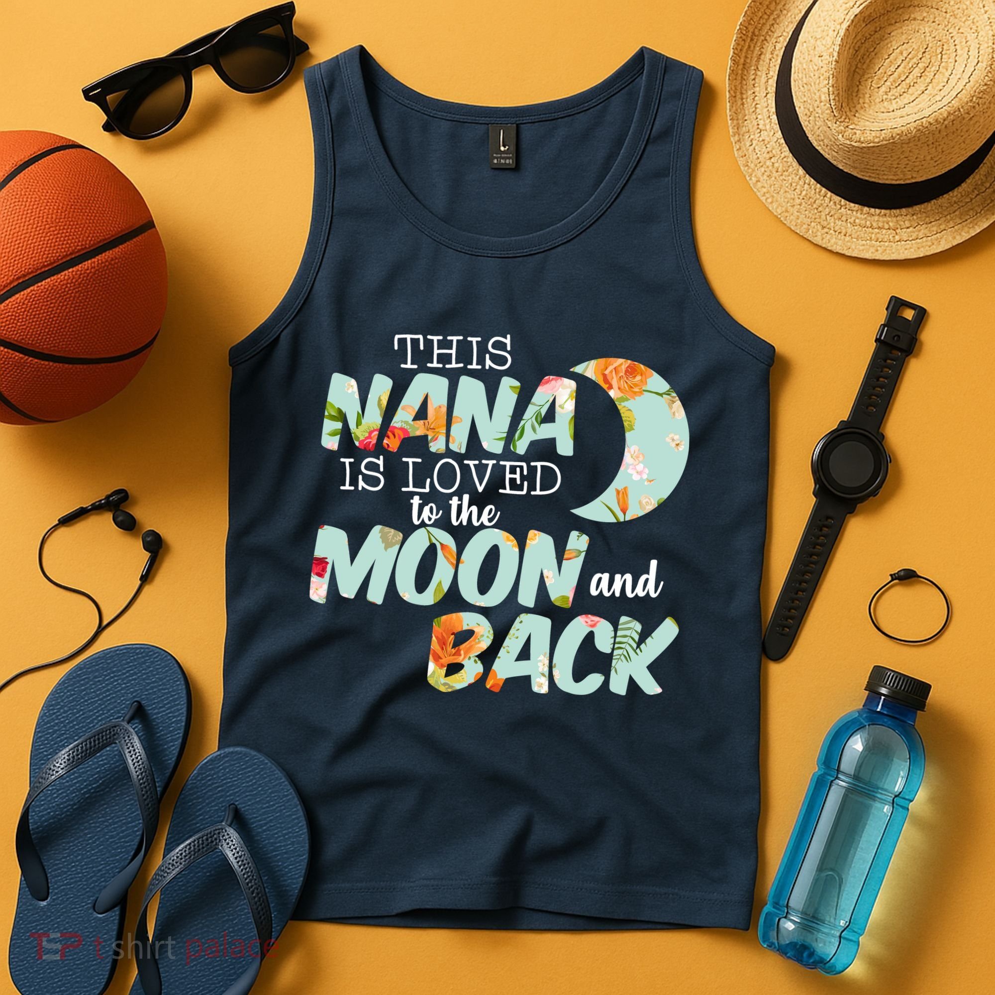 This Nana Is Loved To The Moon And Back Tank Top