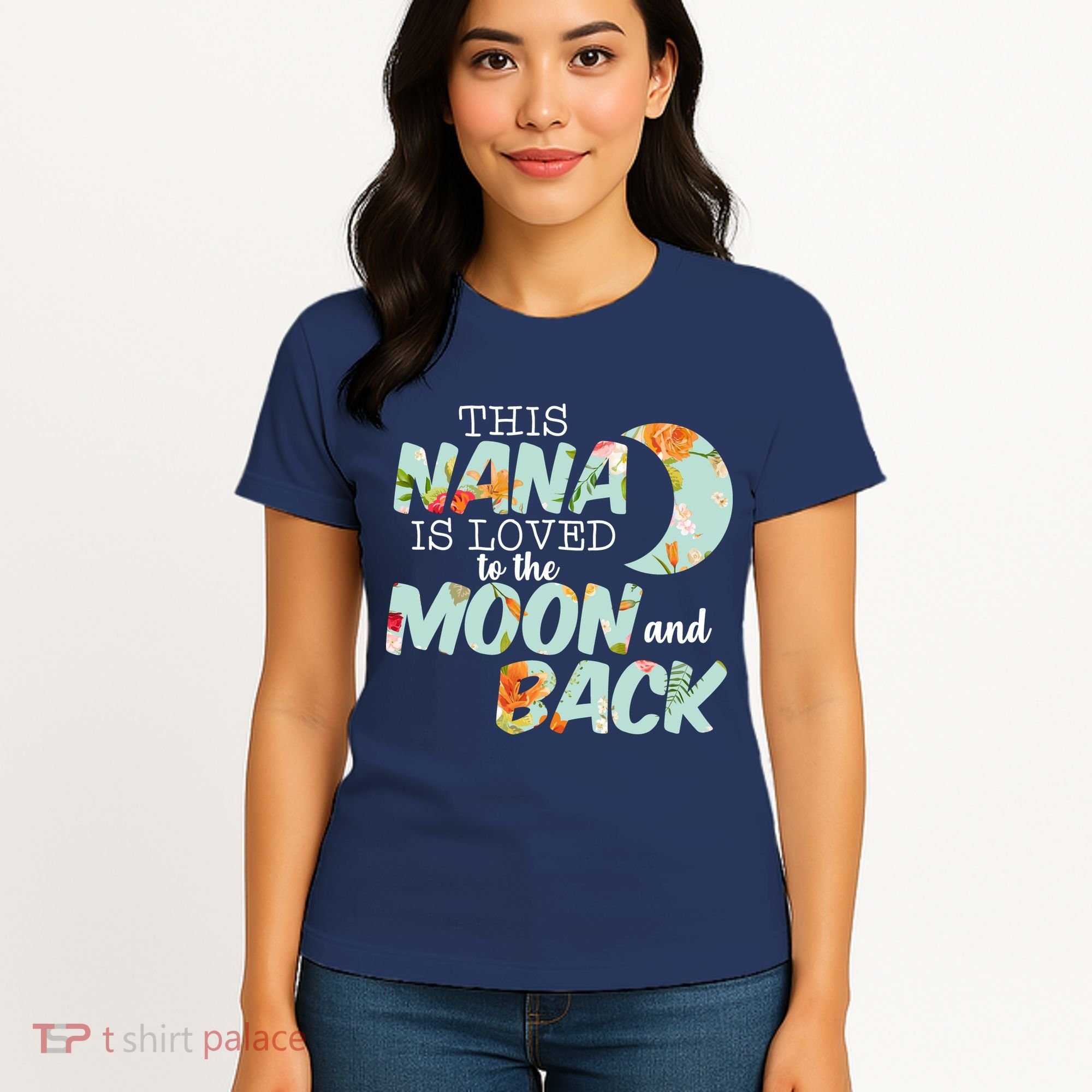 This Nana Is Loved To The Moon And Back Women's T-Shirt