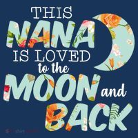 This Nana Is Loved To The Moon And Back Women's T-Shirt thumb 6