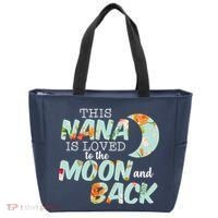 This Nana Is Loved To The Moon And Back Tote Bag thumb 0