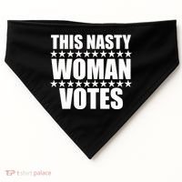 This Nasty Woman Votes USA-Made Doggie Bandana thumb 0