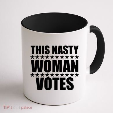 This Nasty Woman Votes Coffee Mug back
